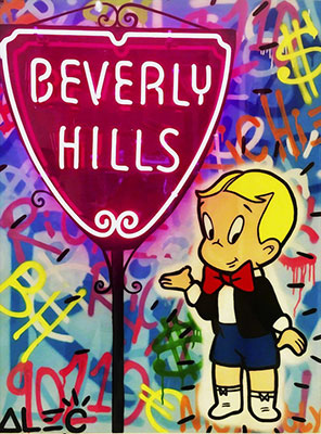 Alec Monopoly Beverly Hills reproduction-de-tableau