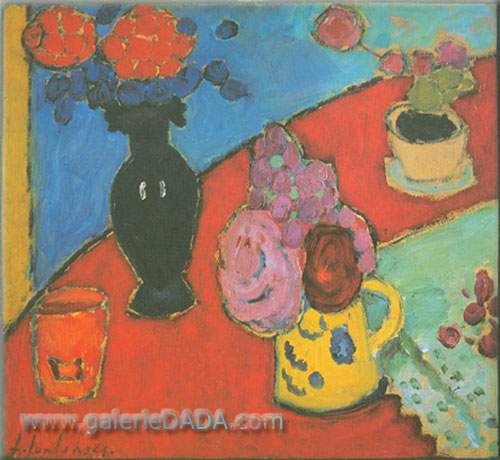 Alexei von Jawlensky Nature morte avec vase et JUG reproduction-de-tableau