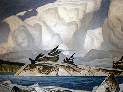 Alfred J. Casson Têtes de tonnerre reproduction-de-tableau