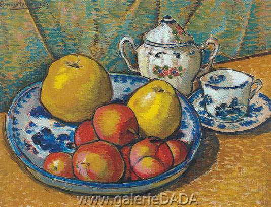 Alfredo Ramos Martinez Table avec fruits reproduction-de-tableau