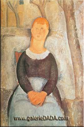 Amedeo Modigliani Le petit paysan reproduction-de-tableau