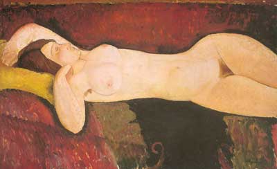 Amedeo Modigliani Nu couché reproduction-de-tableau