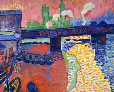 Andre Derain Pont Charing Cross reproduction-de-tableau