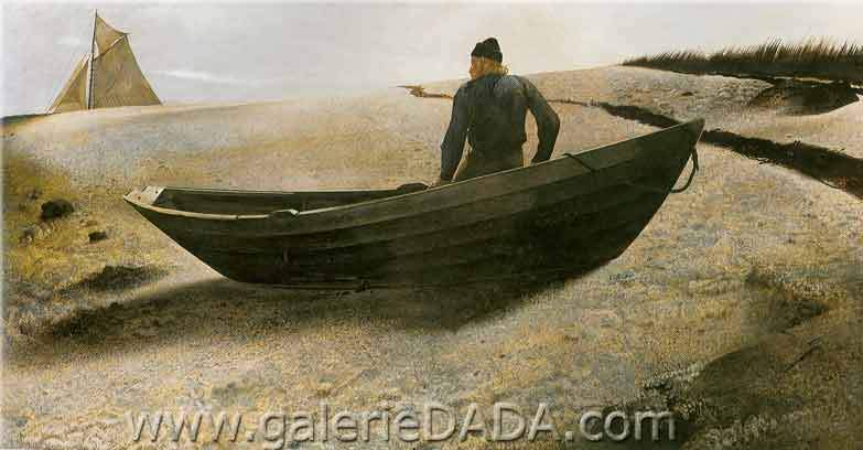 Andrew Wyeth Rum Runner reproduction-de-tableau