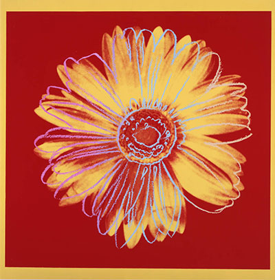 Andy Warhol Daisy. reproduction-de-tableau