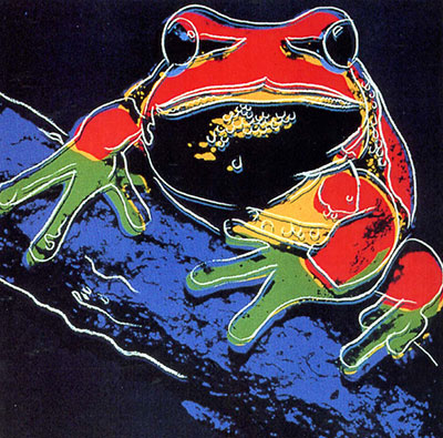 Andy Warhol Rainette des pins Grenouille arborescente reproduction-de-tableau