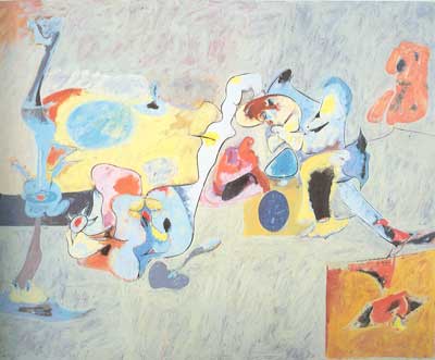 Arshile Gorky La charrue et la chanson reproduction-de-tableau