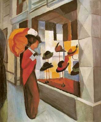 August Macke Milliner reproduction-de-tableau