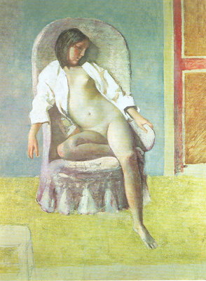 Balthasar Balthus Nu au repos reproduction-de-tableau