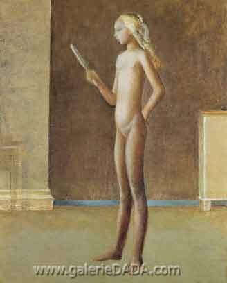 Balthasar Balthus Nu avec un miroir reproduction-de-tableau