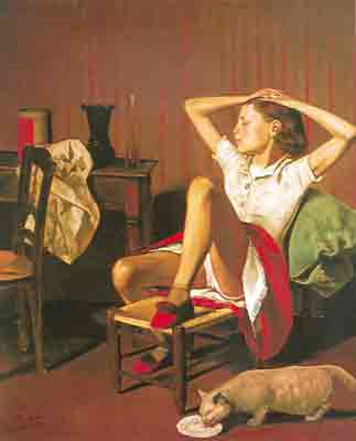 Balthasar Balthus Terese rêve reproduction-de-tableau