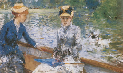 Berthe Morisot Le jour de l'été reproduction-de-tableau