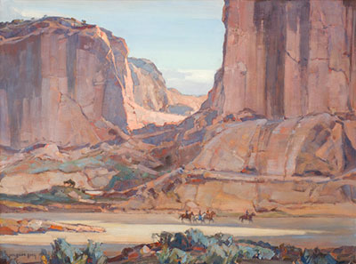 Carl Oscar Borg Canyon de Chelly, Arizona reproduction-de-tableau