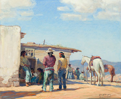 Carl Oscar Borg Oraibi (Arizona) reproduction-de-tableau