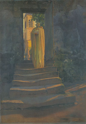 Carlos Schwabe Maternité reproduction-de-tableau