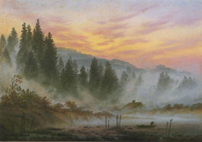 Caspar David Friedrich Bonjour. reproduction-de-tableau