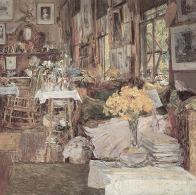 Childe Hassam La Salle des fleurs reproduction-de-tableau