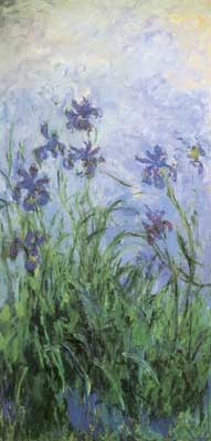 Claude Monet Irises reproduction-de-tableau