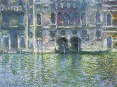 Claude Monet Palazzo de Mula, Venise reproduction-de-tableau