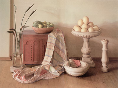 Claudio Bravo Nature morte reproduction-de-tableau