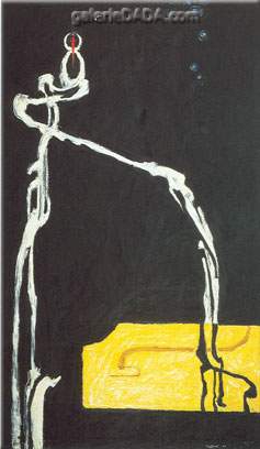 Clyfford Still Autoportrait reproduction-de-tableau