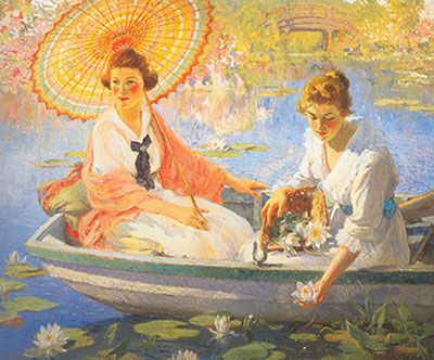 Colin Campbell Cooper L'été reproduction-de-tableau