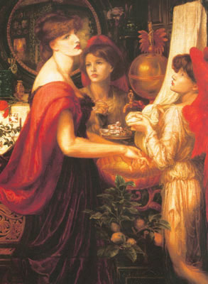 Dante Gabriel Rossetti La Bella Mano reproduction-de-tableau