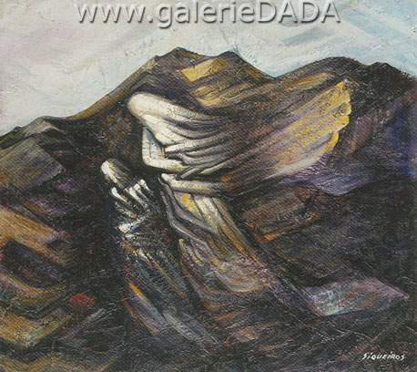 David Alfaro Siqueiros Esprits de montagne reproduction-de-tableau