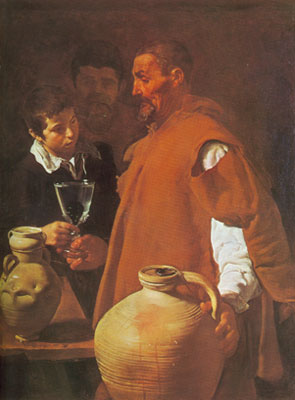 Diego Rodriguez de Silva Velazquez Le porteur d'eau reproduction-de-tableau