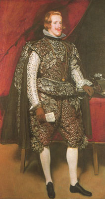 Diego Rodriguez de Silva Velazquez Le roi Philippe IV reproduction-de-tableau