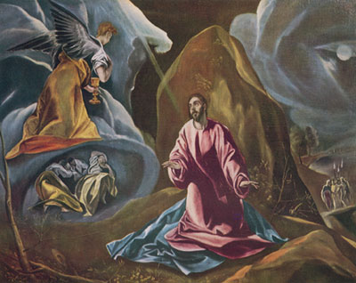 Domenico El Greco Christ sur le Mont des oliviers reproduction-de-tableau