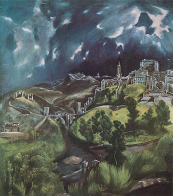 Domenico El Greco Toledo reproduction-de-tableau