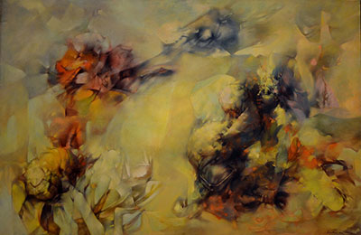 Dorothea Tanning Tempête en jaune reproduction-de-tableau