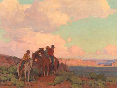 Edgar Alwin Payne Pays Navajo reproduction-de-tableau