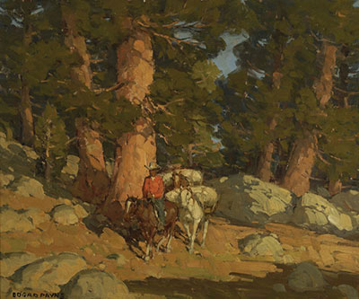 Edgar Alwin Payne Sentiers de montagne reproduction-de-tableau