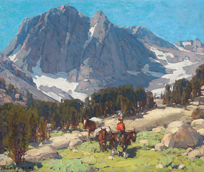 Edgar Alwin Payne Sierra Trail reproduction-de-tableau