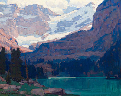 Edgar Alwin Payne Vue du Glacier & Palisades reproduction-de-tableau