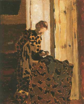 Edouard Vuillard Femme à la fenêtre reproduction-de-tableau