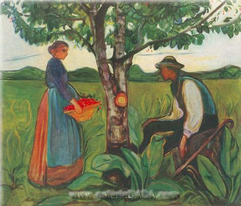 Edvard Munch Fécondité reproduction-de-tableau