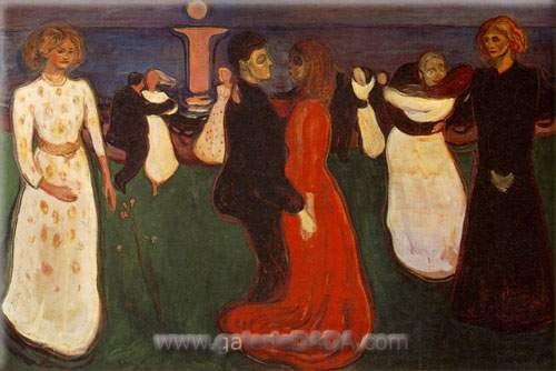 Edvard Munch La danse de la vie reproduction-de-tableau