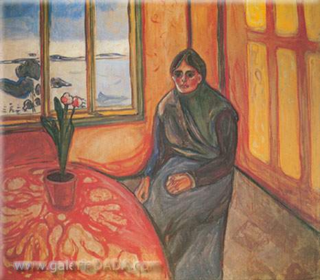 Edvard Munch Mélancolie (Laura) reproduction-de-tableau