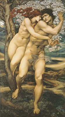 Edward Burne-Jones L'arbre du pardon reproduction-de-tableau