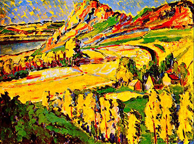 Emily Carr L'automne en France reproduction-de-tableau