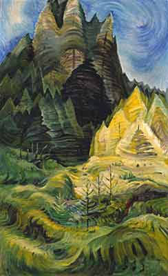 Emily Carr Reboisement reproduction-de-tableau