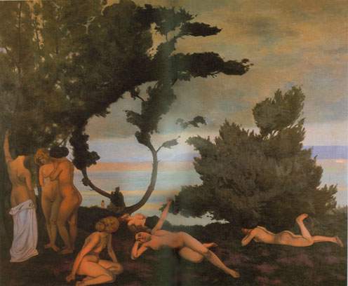 Felix Vallotton L'été reproduction-de-tableau