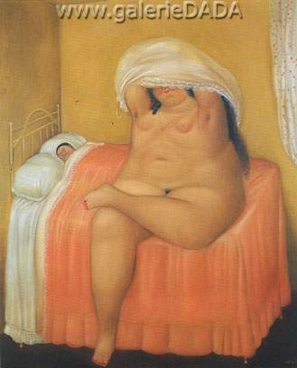 Fernando Botero Les amoureux reproduction-de-tableau