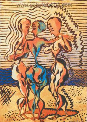 Francis Picabia Les trois Grâces reproduction-de-tableau