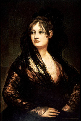 Francisco de Goya Dona Isabel de Porcel reproduction-de-tableau