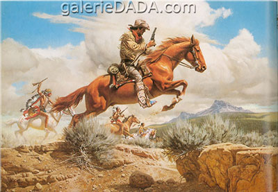 Frank MacCarthy Pony Express reproduction-de-tableau