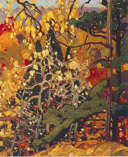 Franklin Carmichael Autumn Splendour reproduction-de-tableau